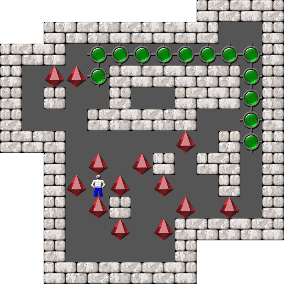 Sokoban Zbigniew Kornas level 9